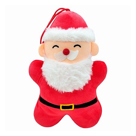 Papai Noel de Pelúcia - 20cm - 1 unidade - Rizzo