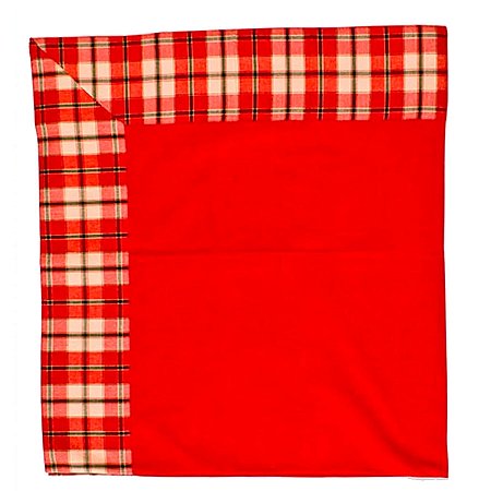 Toalha de Mesa de Natal - Xadrez - 1,40x1,80cm - 1 unidade - Cromus - Rizzo