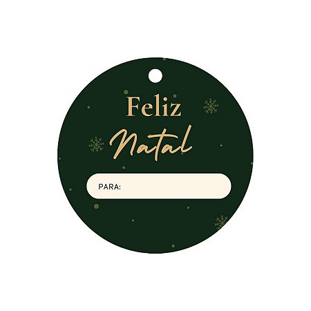 Tag Decorativa - Feliz Natal  - 15 unidades - Stickr - Rizzo