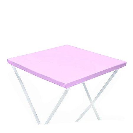 Toalha Plástica Cobre Manchas Perolizada - 78 x 78 cm - Lilás Candy - 10 unidades - CampFestas - Rizzo