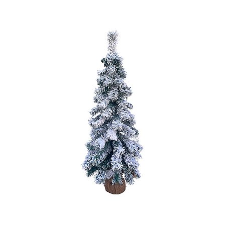 Árvore de Natal Modelo Tomilho Nevada - 50 galhos - 60cm - Ref. RZO423 - 1 unidade - Rizzo
