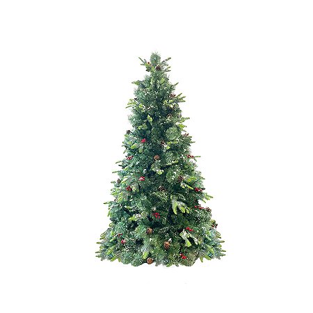 Árvore de Natal Decorada Modelo Canela Pinha - 873 galhos - 180cm - Ref. RZO371 - 1 unidade - Rizzo