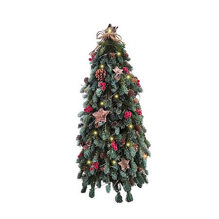 Mini Pinheiro De Natal Decorado Com Led - 75cm - Ref. RZO416 - 1 unidade - Rizzo