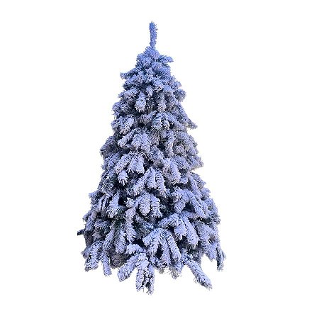 Árvore de Natal Modelo Cardamomo Nevada - 577 Galhos - 1,80m - Ref. RZO387 - 1 unidade - Rizzo