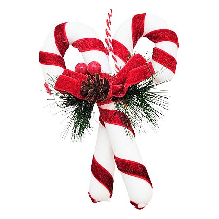 Enfeite de Pendurar de Natal - Pirulitos Listrados - 15x11cm - 1 unidade - Rizzo