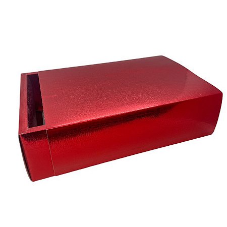 Caixa Gaveta Premium N°1 - Vermelha - 27x19x8,5cm - 5 unidades - Rizzo