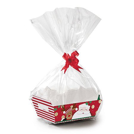 Kit Cesta Abraço do Noel - 01 unidade - Cromus Natal - Rizzo Embalagens