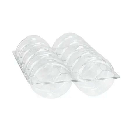 Blister com Tampa para 10 Macarons - 10,5x15,5x5cm - 20 unidades - Rizzo
