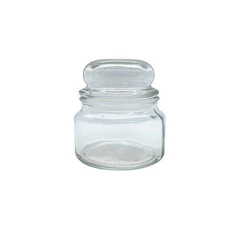 Pote de Vidro Bomboniere com Tampa Hermética - 10x11cm - 450ml - 1 unidade - Rizzo