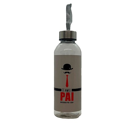 Garrafa de Plástico - Te Amo Pai - 550ml - 1 unidade - Rizzo