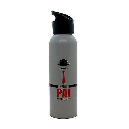 Garrafa de Alumínio - Te Amo Pai - 610ml - 1 unidade - Rizzo