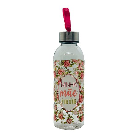 Garrafa com Alça - Minha Mãe é uma Rainha - 550ml  - 1 unidade - Rizzo
