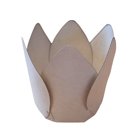 Forminha Para Doces Finos - Monaco - Cappuccino Claro  - 50 unidades - Decora Doces - Rizzo