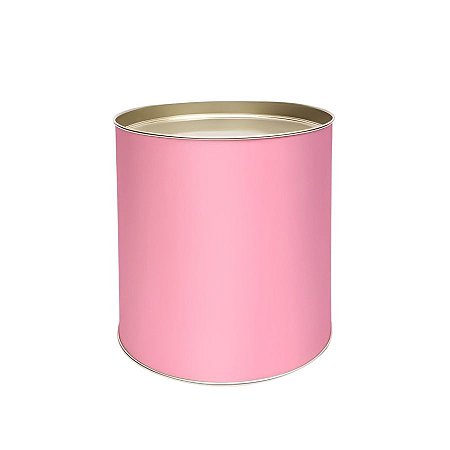 Lata Para Doce Rígida - Rosa - 1 unidade - Cromus - Rizzo