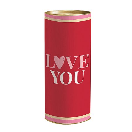 Lata para Presente Rígida - Love You  - 1 unidade - Cromus - Rizzo
