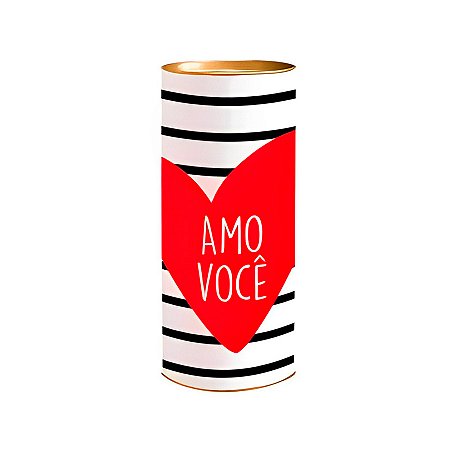 Lata para Presente - Amo Você - 1 unidade - Cromus - Rizzo