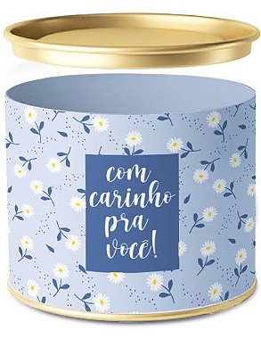 Lata para Bombons Agatha Azul - 01 unidade - Cromus - Rizzo