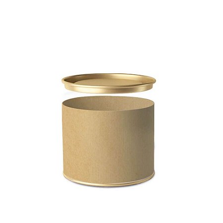 Lata para Bombons Liso Kraft - 01 unidade - Cromus - Rizzo