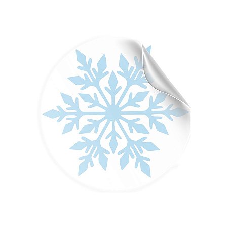 Adesivo "Floco de neve" -Ref 2301 Hot Samping - 30 unidades - Stickr - Rizzo