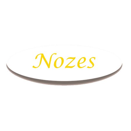 Adesivo "Nozes" - Ref.2286 - Hot Stamping - 100 unidades - Stickr - Rizzo