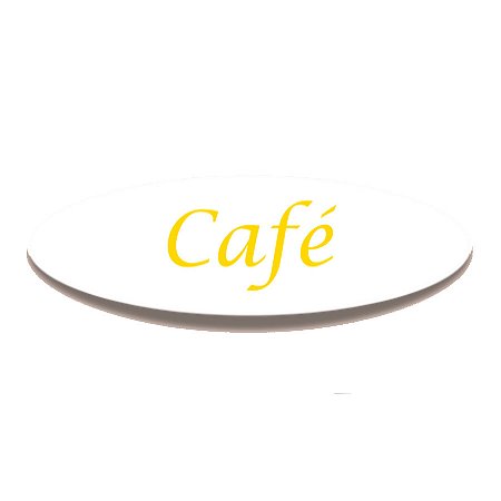 Adesivo "Café" - Ref.2277 - Hot Stamping - 100 unidades - Stickr - Rizzo
