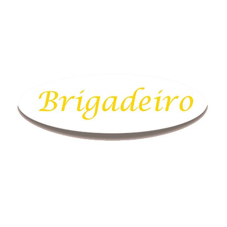 Adesivo "Brigadeiro" - Ref.2276 - Hot Stamping - 100 unidades - Stickr - Rizzo