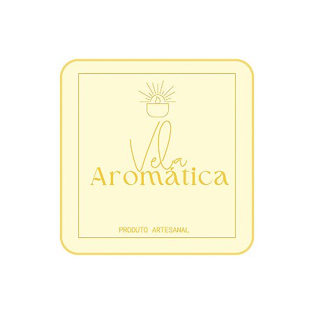 Adesivo "Vela Aromática" - Ref.2246 - Hot Stamping - 20 unidades - Stickr - Rizzo
