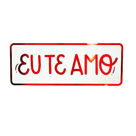 Adesivo "Eu Te Amo" - Ref.2232 - Hot Stamping - 50 unidades - Stickr - Rizzo
