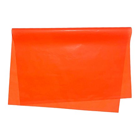 Papel de Seda - 50x70cm - Coral - 10 unidades - Rizzo