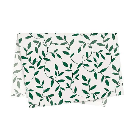 Papel de Seda - 49x69cm - Terrazo Verde  - 10 unidades - Cromus - Rizzo