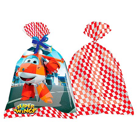 Sacola Surpresa - Super Wings - 14,5x25cm - 8 unidades - FestColor - Rizzo