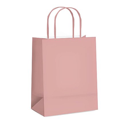 Sacola de Papel GG 39x32x16cm - Rose Gold - 10 unidades - Cromus - Rizzo