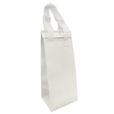 Sacola Térmica Branca - 12x28x9,5cm - 1 unidade - Rizzo