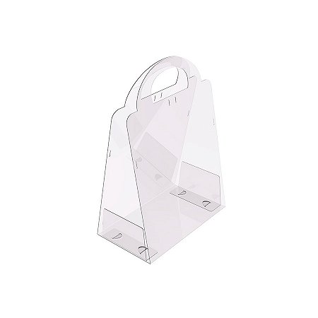 Sacola Transparente Bag com Alça M - 26x18x10cm - 1 unidade - Rizzo