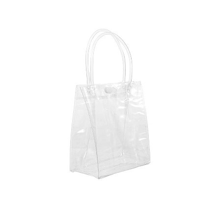 Sacola Transparente Botão - 13x7x15 - 1 unidade - Rizzo - Rizzo