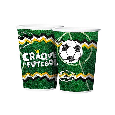 Copo de Papel - Festa Futebol - 180ml  - 8 unidades - Regina - Rizzo