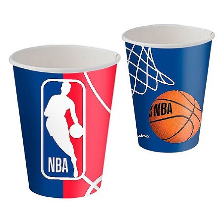 Copo de Papel - NBA - 200ml - 8 unidades - FestColor - Rizzo