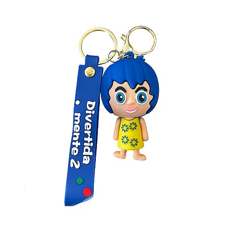 Chaveiro Divertidamente - Alegria - 6cm - 1 unidade - Rizzo