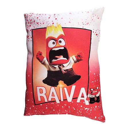 Almofada Sentimentos - Raiva -  40x30cm - 1 unidade - Rizzo - Rizzo
