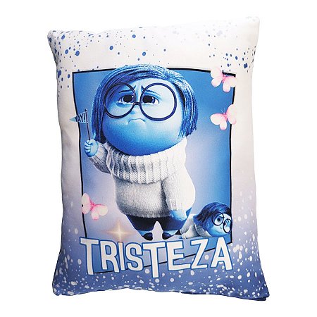 Almofada Sentimentos - Tristeza -  40x30cm - 1 unidade - Rizzo - Rizzo