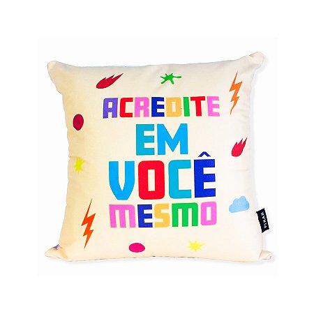 Almofada Divertidamente - 40cm - 1 unidade - Zona Criativa - Rizzo