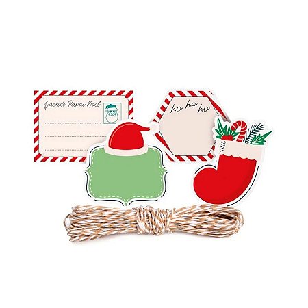 Kit Fechamento de Natal - Mensagens - 12 unidades - Cromus - Rizzo