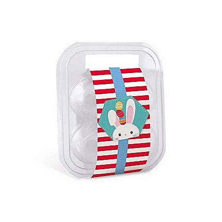 Caixa Maleta para 4 Ovos de Páscoa de até 50g com Cinta - Adoleta - 10 unidades - Cromus - Rizzo