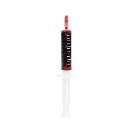 Maquiagem para Halloween - Sangue Falso Seringa - 5ml - 1 unidade - Cromus - Rizzo