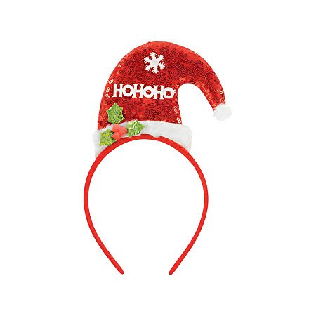 Tiara Gorro Noel de Natal - 23cm - 1 unidade - Cromus - Rizzo