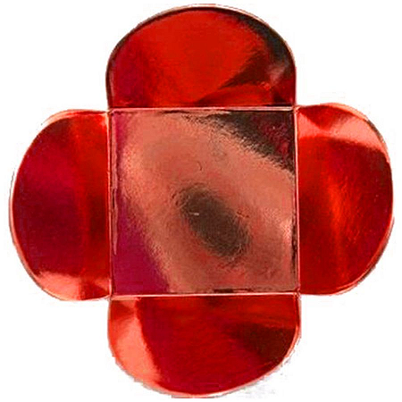 Forminha para Doces 4 Pétalas (4cm x 4cm x 3cm) - 50 unidades Assk Rizzo Confeitaria