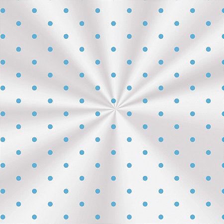 Saco Transparente Decorado - Poá Azul - 15x22cm - 100 unidades - Cromus - Rizzo