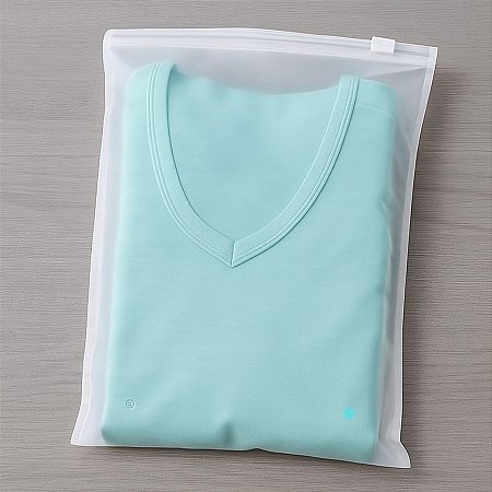 Saco Trilho Zip Transparente Fosco Com Furo - 35x45cm - 50 unidades - Rizzo