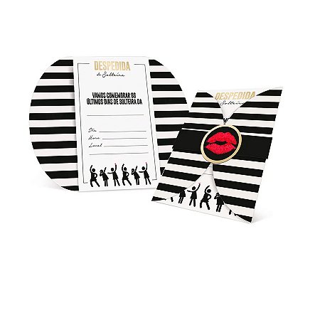 Convite - Despedida de Solteira - 8 unidades - Cromus - Rizzo