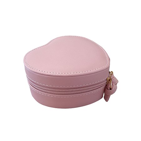 Mini Porta Joias Coração - Rosa - 1 unidade - Rizzo